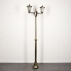 Loria Iluminación exterior, Candelabro, Iluminación de caminos Marrón, dorado, 2 luces