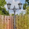 Loria Iluminación exterior, Candelabro, Iluminación de caminos Negro, Plata, 2 luces