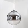 Gastor Lámparas suspendidas, Luminarias esféricas Transparente, Ahumado, 1 luz