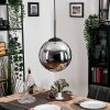 Gastor Lámparas suspendidas, Luminarias esféricas Cromo, Ahumado, 1 luz