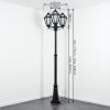 Falfosa Iluminación exterior, Candelabro, Iluminación de caminos Negro, 3 luces
