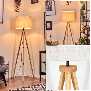 Bassagoda Lámpara de pie Crudo, 1 luz Bassagoda Lámpara de pie Crudo, 1 luz