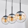 Gastor Lámparas suspendidas, Luminarias esféricas Colores ámbar, Transparente, 3 luces