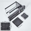 Tourega Aplique de exterior Negro, 1 luz
