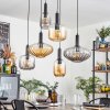 Alcofra Lámparas suspendidas Negro, 6 luces
