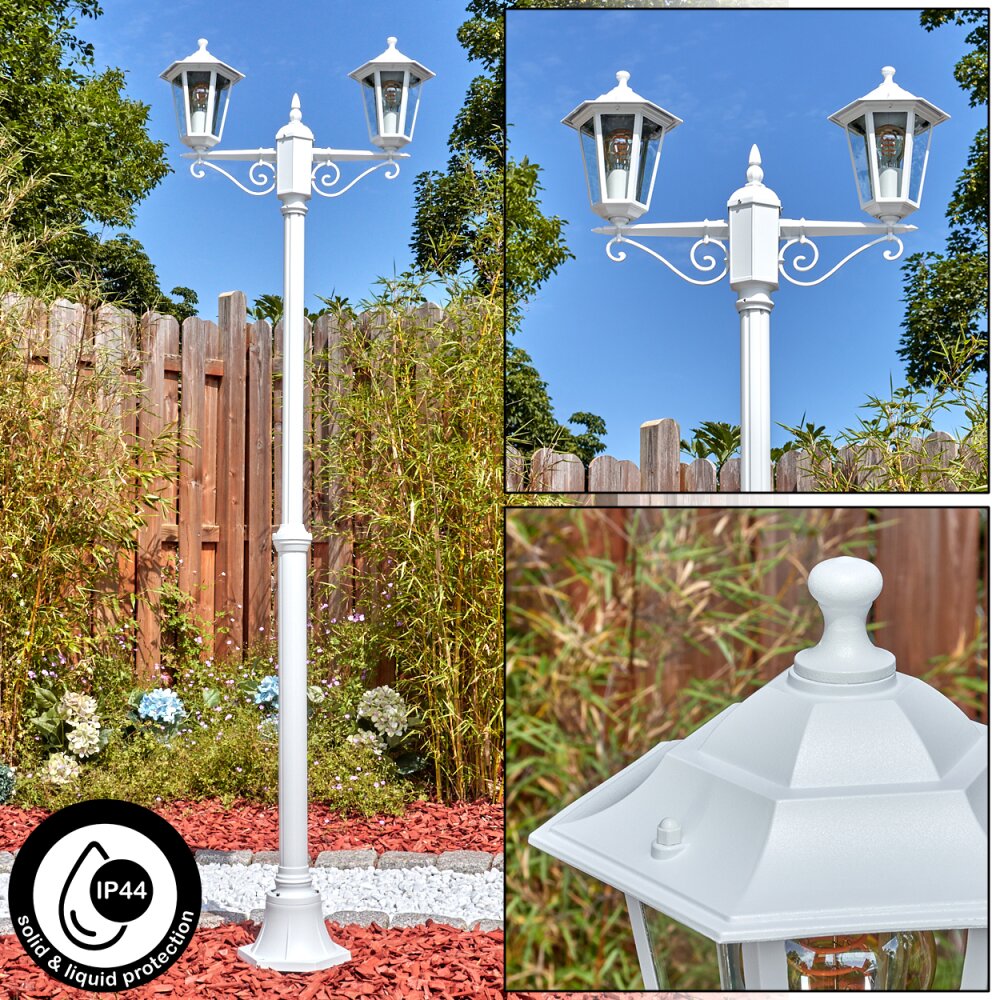 Loria Iluminación exterior, Candelabro, Iluminación de caminos Blanca, 2 luces main product photo
