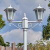 Loria Iluminación exterior, Candelabro, Iluminación de caminos Blanca, 2 luces