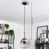 Gastor Lámparas suspendidas, Luminarias esféricas Transparente, Ahumado, 1 luz