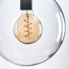 Gastor Lámparas suspendidas, Luminarias esféricas 25 cm Transparente, 1 luz