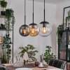Gastor Lámparas suspendidas, Luminarias esféricas Colores ámbar, Transparente, Ahumado, 3 luces