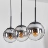 Gastor Lámparas suspendidas, Luminarias esféricas Transparente, Ahumado, 3 luces