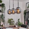 Gastor Lámparas suspendidas, Luminarias esféricas Transparente, Ahumado, 3 luces
