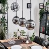 Gastor Lámparas suspendidas, Luminarias esféricas Transparente, Ahumado, 3 luces