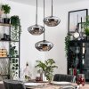 Mertola Lámparas suspendidas, Luminarias esféricas Negro, 3 luces