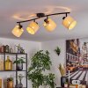 Bassagoda Plafones Negro, 4 luces