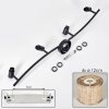 Bassagoda Plafones Negro, 4 luces