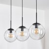 Gastor Lámparas suspendidas, Luminarias esféricas Negro, 3 luces