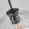 Koyoto Lámparas suspendidas, Luminarias esféricas 35 cm Transparente, 4 luces