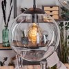 Gastor Lámparas suspendidas, Luminarias esféricas 45 cm Negro, 5 luces