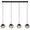 Lámparas Globo Lighting DALLERTA Lámparas suspendidas Negro, 4 luces