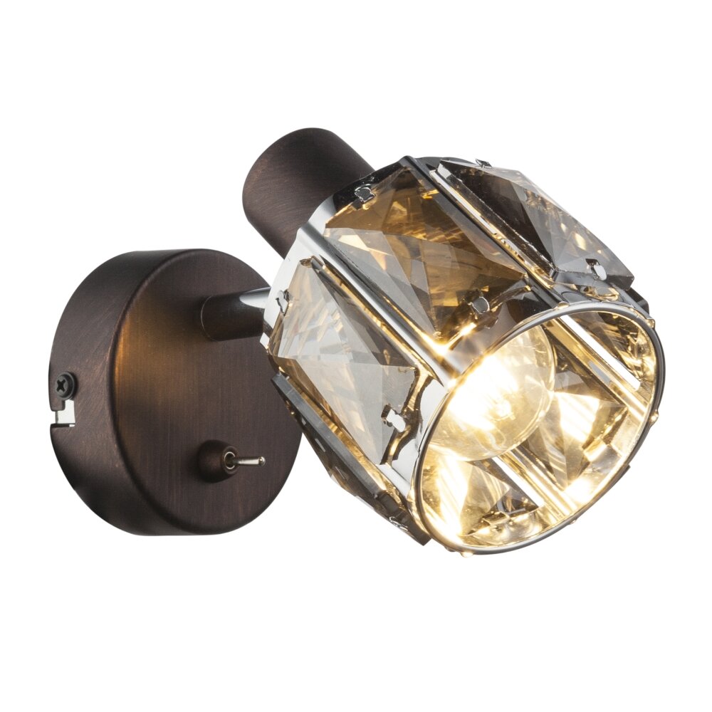 Globo INDIANA Foco de pared Bronce, 1 luz main product photo