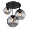 Lámparas Globo Lighting JOEL Plafones Negro, 3 luces