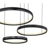 Lámparas Globo Lighting HALLI Lámparas suspendidas LED Negro, 1 luz