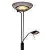 Lámparas Globo Lighting MERLINDA Vertical / hacia arriba /, Lámpara de pie Negro, 2 luces