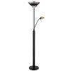 Lámparas Globo Lighting MERLINDA Vertical / hacia arriba /, Lámpara de pie Negro, 2 luces
