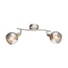 Lámparas Globo Lighting Ball Plafones Níquel-mate, 2 luces