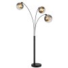 Lámparas Globo Lighting Newcastle Lámpara de pie Negro, 3 luces