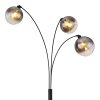 Lámparas Globo Lighting Newcastle Lámpara de pie Negro, 3 luces