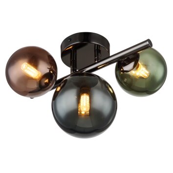 Lámparas Globo Lighting Riha Plafones Gris, 3 luces