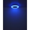 Lámparas Globo Lighting Alva lámpara ventilador de techo LED Blanca, 1 luz, Mando a distancia, Cambia de color