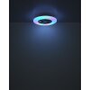 Lámparas Globo Lighting Alva lámpara ventilador de techo LED Blanca, 1 luz, Mando a distancia, Cambia de color