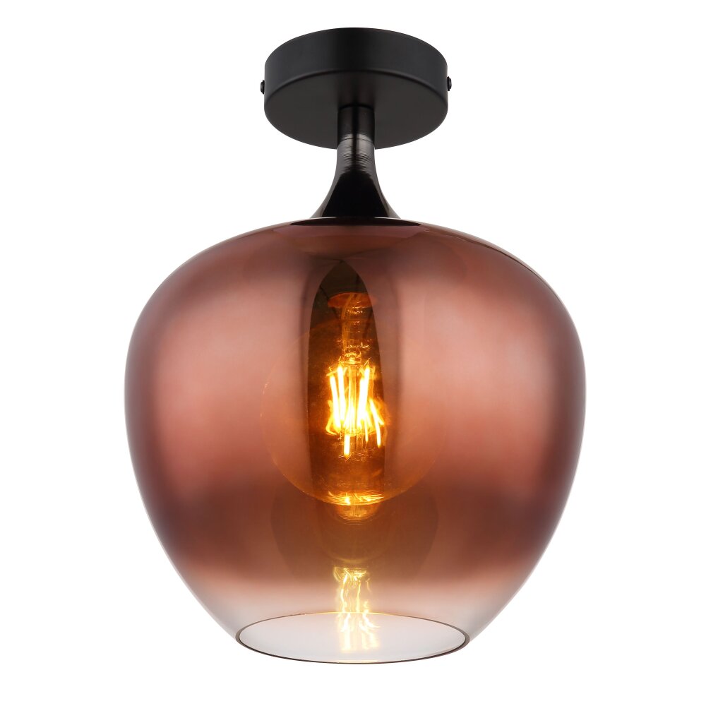 Lámparas Globo Lighting Maxy Plafones Cromo, Negro, 1 luz main product photo