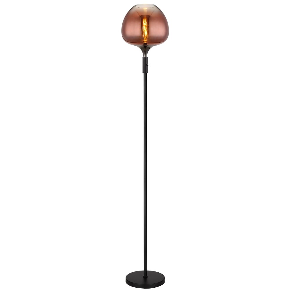 Lámparas Globo Lighting Maxy Lámpara de pie Cromo, Negro, 1 luz main product photo