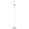 Lámparas Globo Lighting Maxy Lámpara de pie Cromo, Blanca, 1 luz