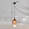 Lámparas Globo Lighting Lavus Lámparas suspendidas Negro, 1 luz