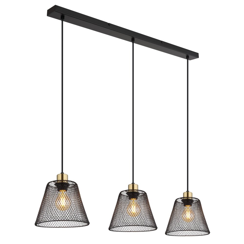 Lámparas Globo Lighting Baku Lámparas suspendidas Negro, 3 luces main product photo
