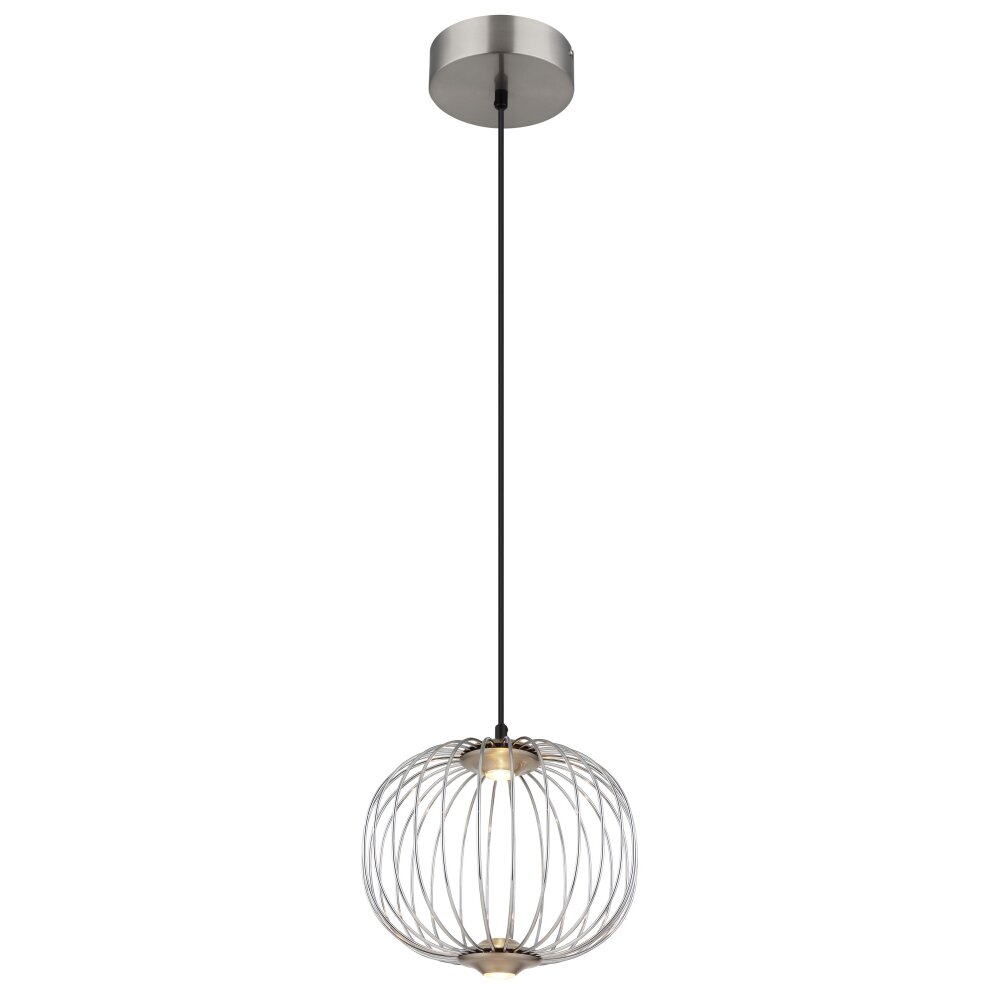 Lámparas Globo Lighting Galway Lámparas suspendidas LED Níquel-mate, 1 luz main product photo