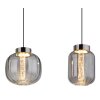 Lámparas Globo Lighting Fluoro Lámparas suspendidas LED Negro, 1 luz Lámparas Globo Lighting Fluoro Lámparas suspendidas LED Negro, 1 luz