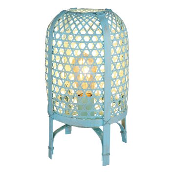Lámparas Globo Lighting Cairo Lámparas de mesa Azul, 1 luz