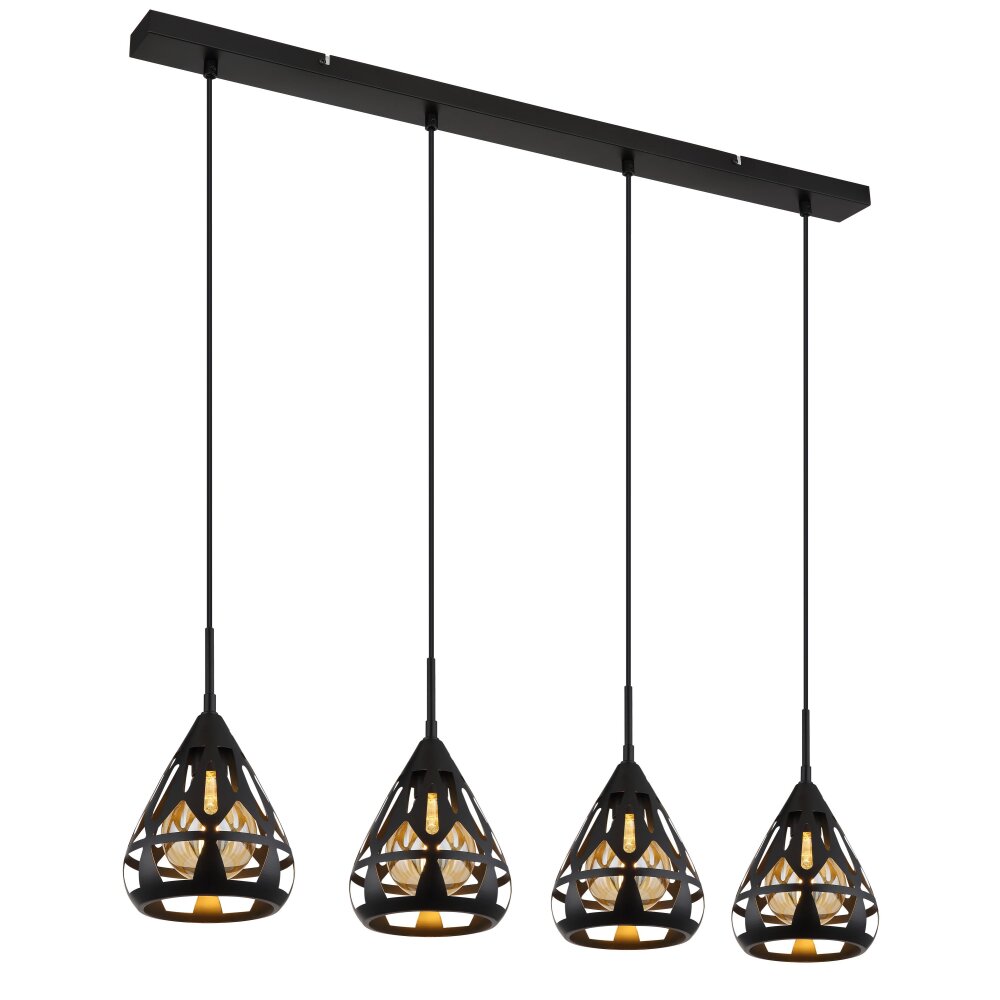 Lámparas Globo Lighting Hassan Lámparas suspendidas Negro, 4 luces main product photo