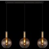 Lámparas Globo Lighting Marinella Lámparas suspendidas Negro, 3 luces