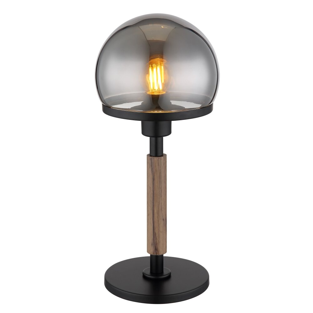 Lámparas Globo Lighting Haku Lámparas de mesa Crudo, Negro, 1 luz main product photo