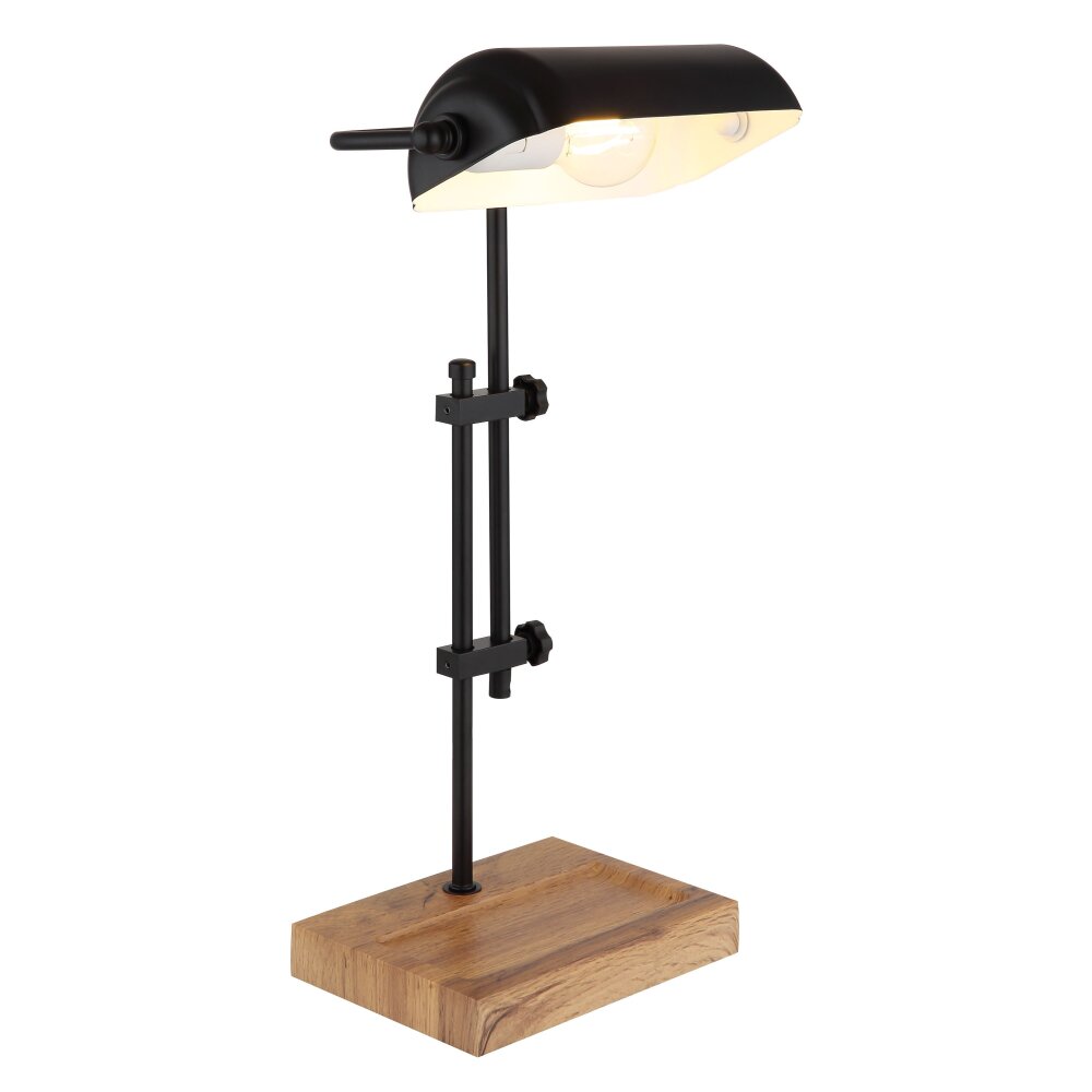 Lámparas Globo Lighting Marid Lámparas de mesa Crudo, Negro, 1 luz main product photo