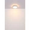 Lámparas Globo Lighting Betha Plafones LED Marrón, Blanca, 1 luz, Mando a distancia, Cambia de color