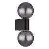 Lámparas Globo Lighting Ander Apliques Negro, 2 luces
