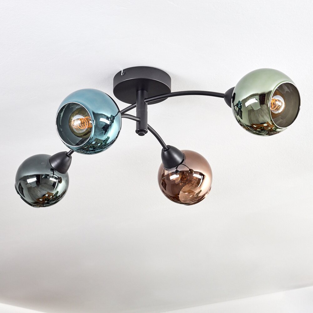 Lámparas Globo Lighting Zarlona Plafones Negro, 4 luces main product photo